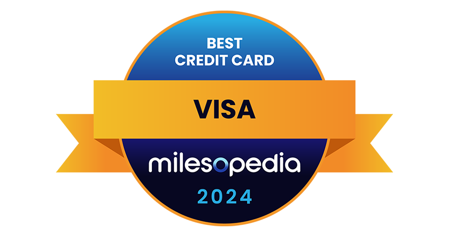 Milesopedia Best Visa Credit Card 2024 logo.