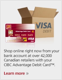 debit credit card in canada