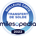Logo de la meilleure carte pour virement de solde en 2022 selon Milesopedia.