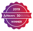 50 Most Engaged Workplaces in North America 2019 winner logo