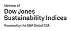 Logo Member of Dow Jones Sustainability indices.