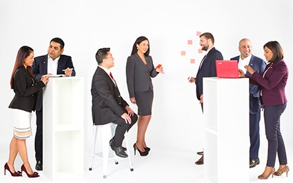 A group of CIBC employees.