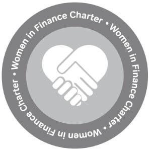 Logo de la charte Women in Finance