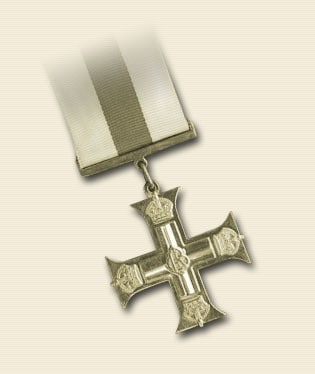 Military Cross medal awarded to Charles Kydd by the Canadian government