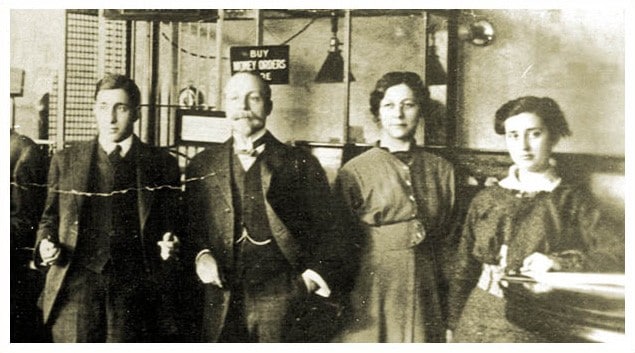 Staff from Moose Jaw, Saskatchewan branch, 1914
