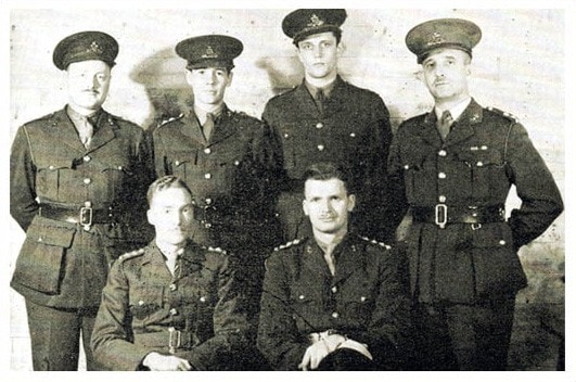 Officers of the 35th Battery (Sherbrooke, Quebec)