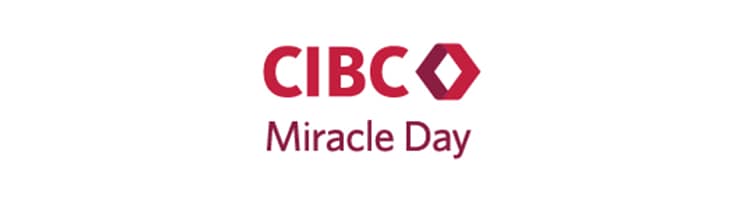 CIBC Miracle Day logo. 35 years of helping kids rise above.