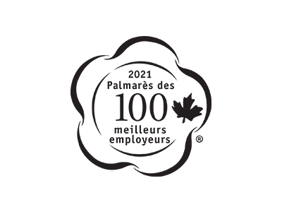 Un des 100 meilleurs employeurs au Canada