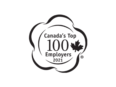 Logo: Canada's Top 100 Employers 2021