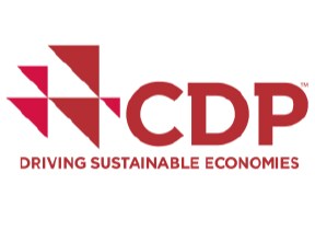 CDP logo. Driving Sustainable Economies