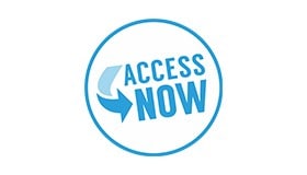 Access Now logo.