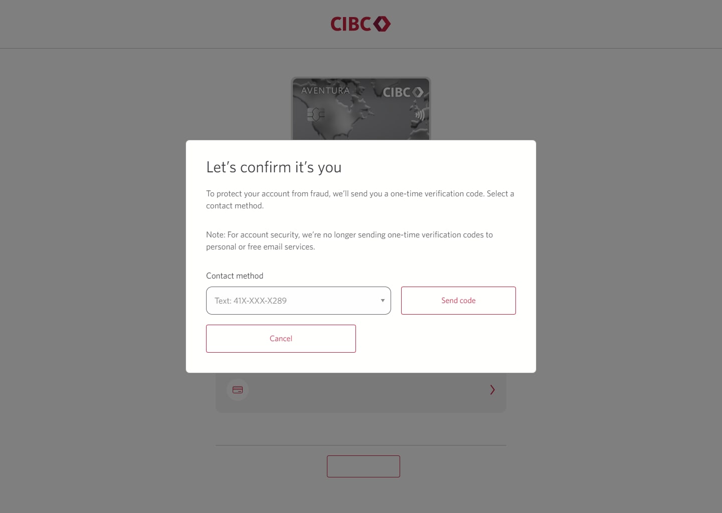 Demo screen 7: Dialog overlay with a form to confirm identity. A pulsing animation highlights the "Send code" button.