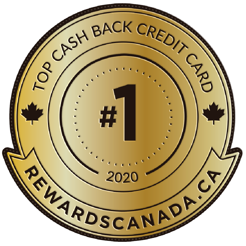 Rewards Canada Top Cash Back Credit Card 2020 logo.