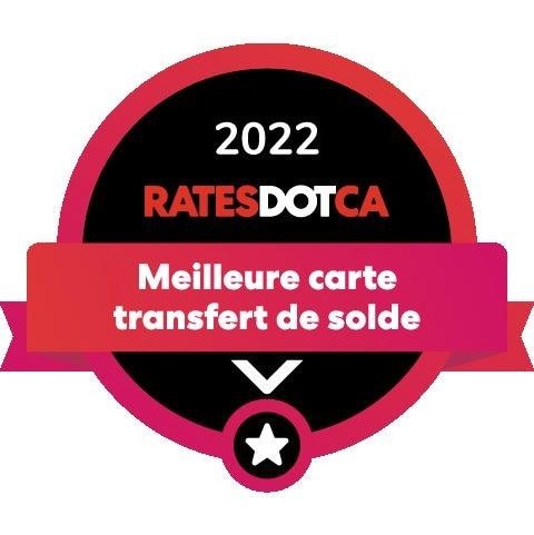 Logo de la meilleure carte pour virement de solde en 2022 selon Rates.ca.
