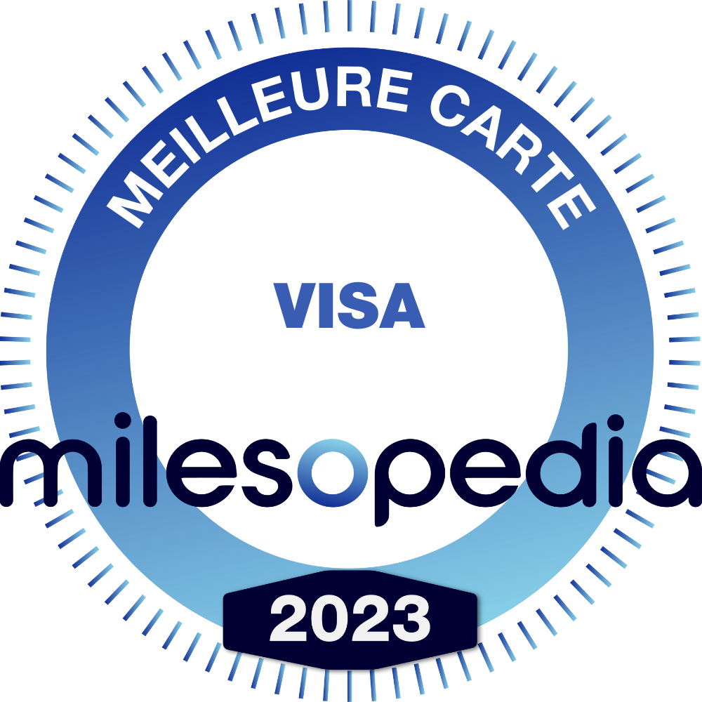  Logo de la meilleure carte Visa 2023 de Milesopedia.
