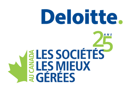 Logo du vingt-cinquième anniversaire du concours Les Sociétés les mieux gérées au Canada.