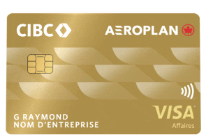 Carte Affaires CIBC Visa Aéroplan.
