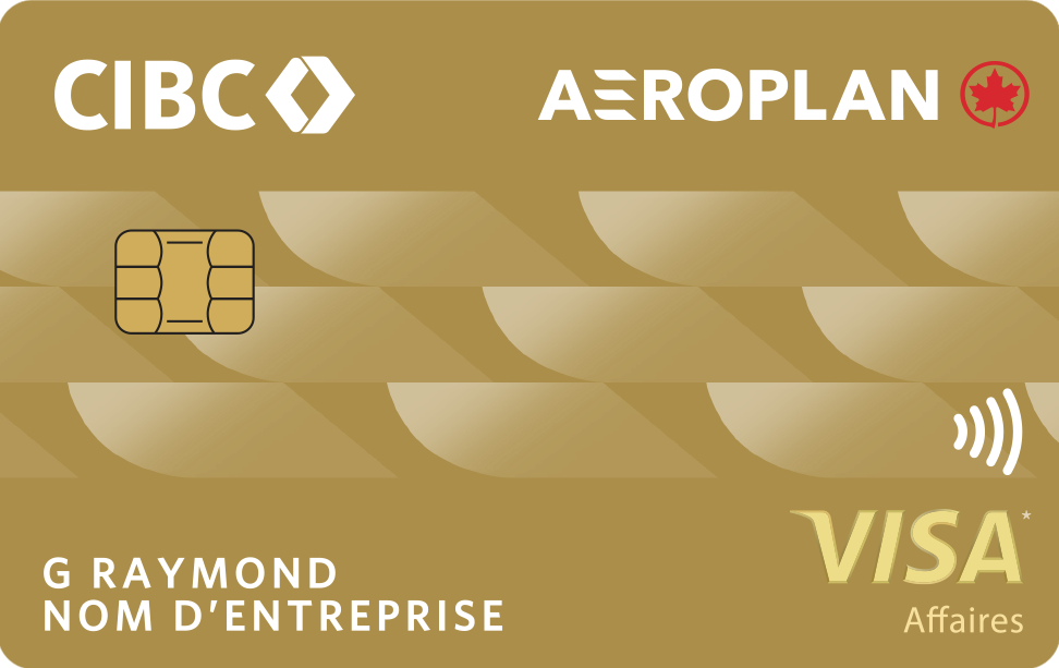 Carte Affaires CIBC Visa Aéroplan.