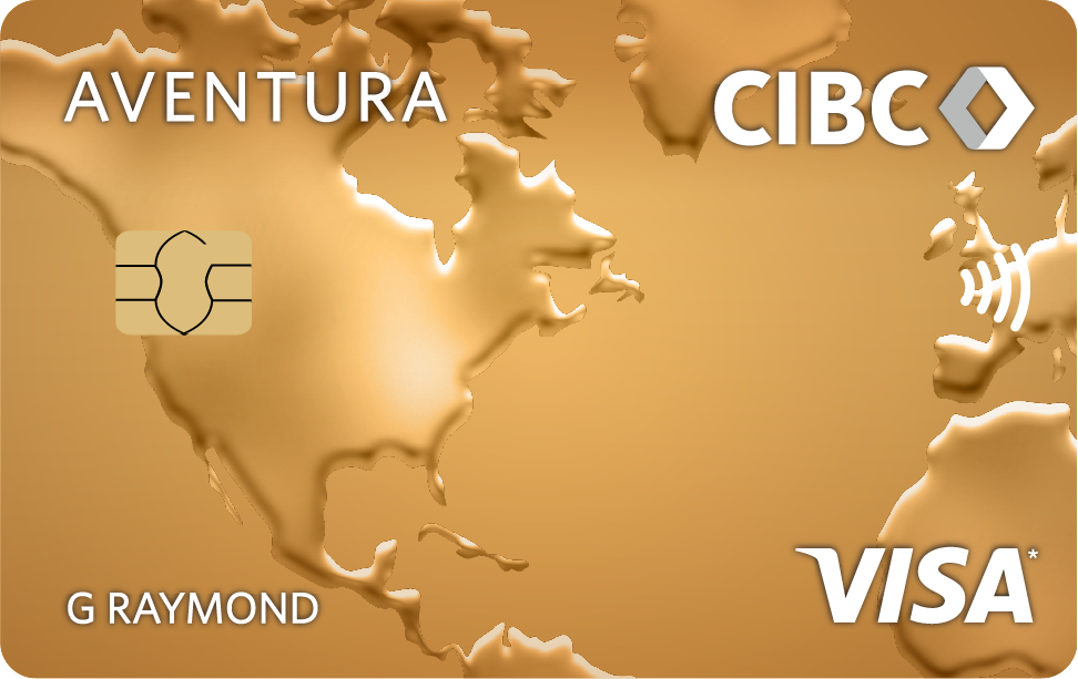 Cibc Visa Aventura Gold Card.