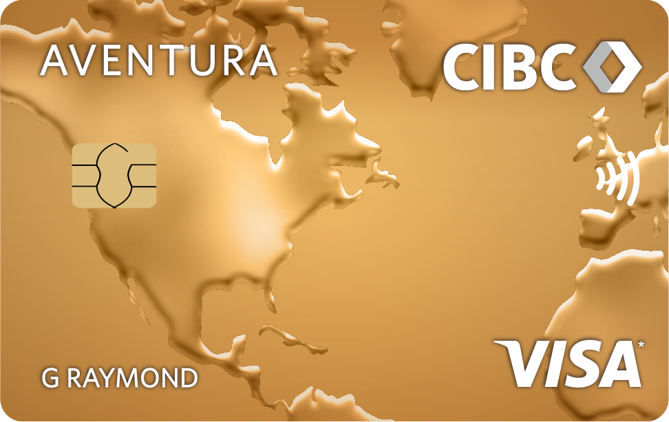 Carte Aventura Or CIBC Visa.