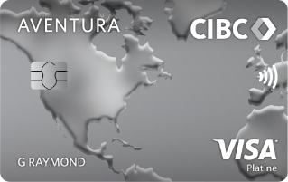 Carte Aventura Platine CIBC Visa pour étudiants