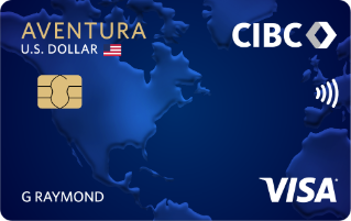 U.S. Dollar Aventura Gold Visa Credit Card
