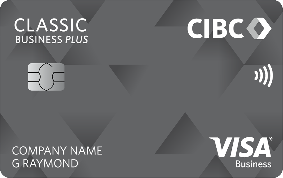 CIBC Corporate Classic Plus Visa Card.