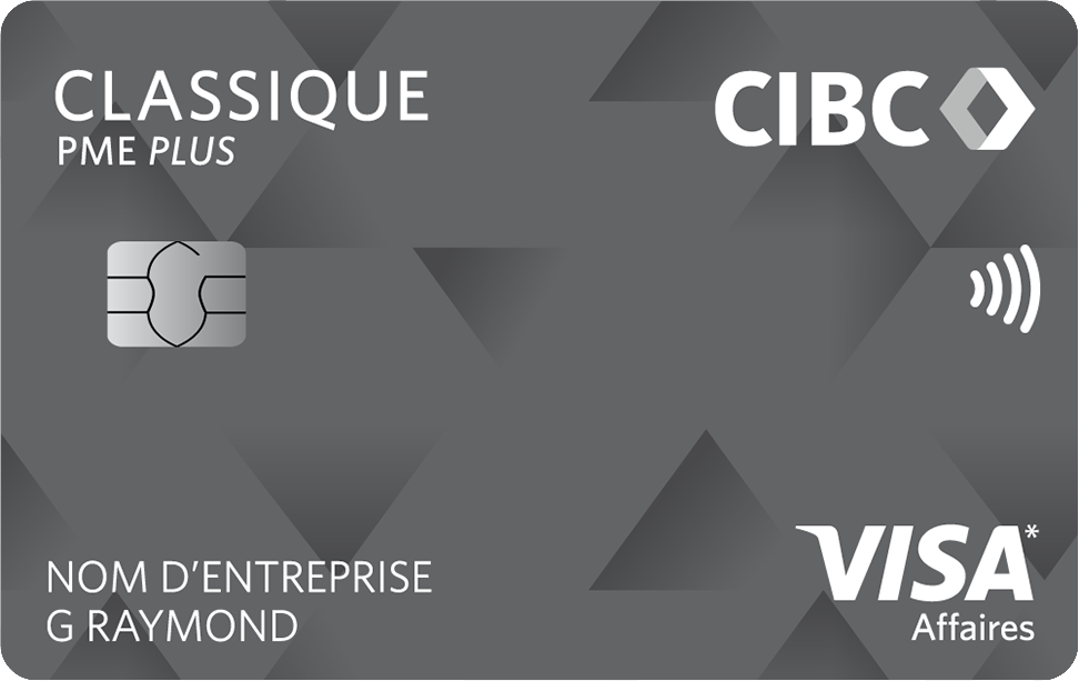 Carte Entreprise Classique Plus CIBC Visa.