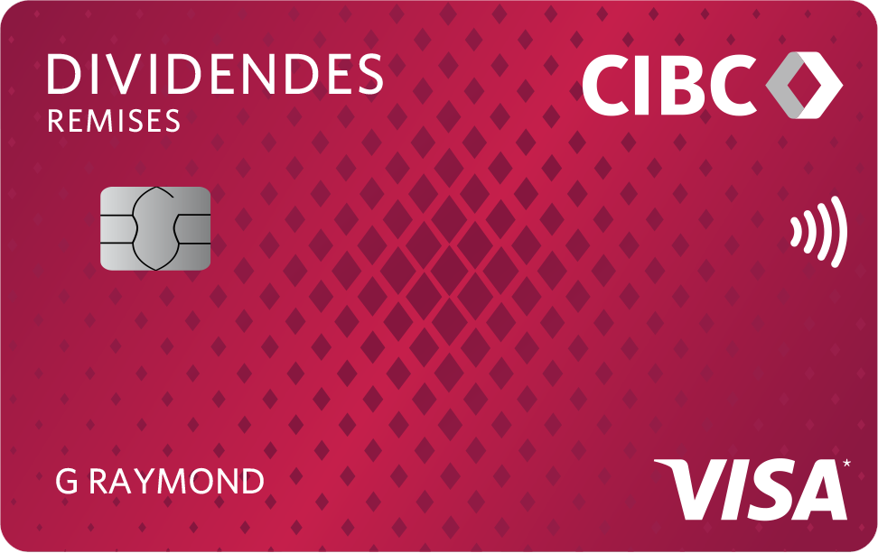 Carte Dividendes CIBC Visa.