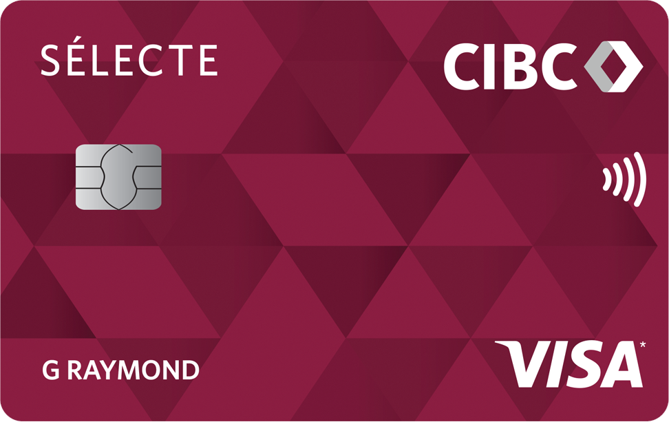 Carte Sélecte CIBC Visa.
