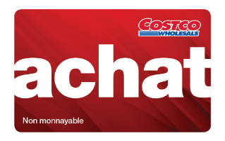 Carte Achat numérique de Costco.