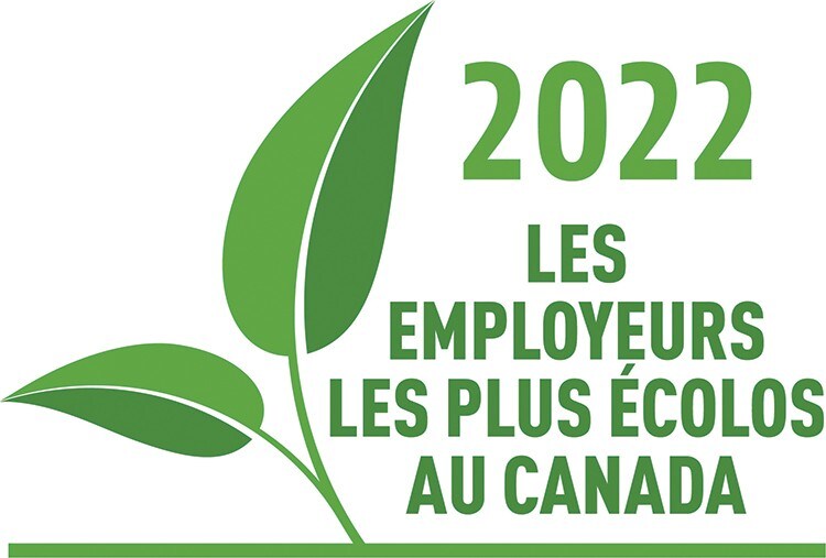 2022. Les employeurs les plus écolos au Canada.