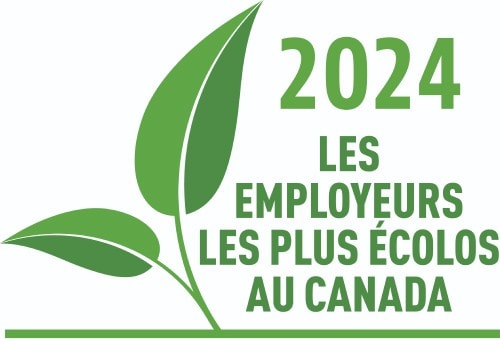 Les employeurs les plus écolos au Canada 2024.