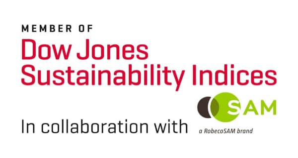 Logo Member of Dow Jones Sustainability Indices.