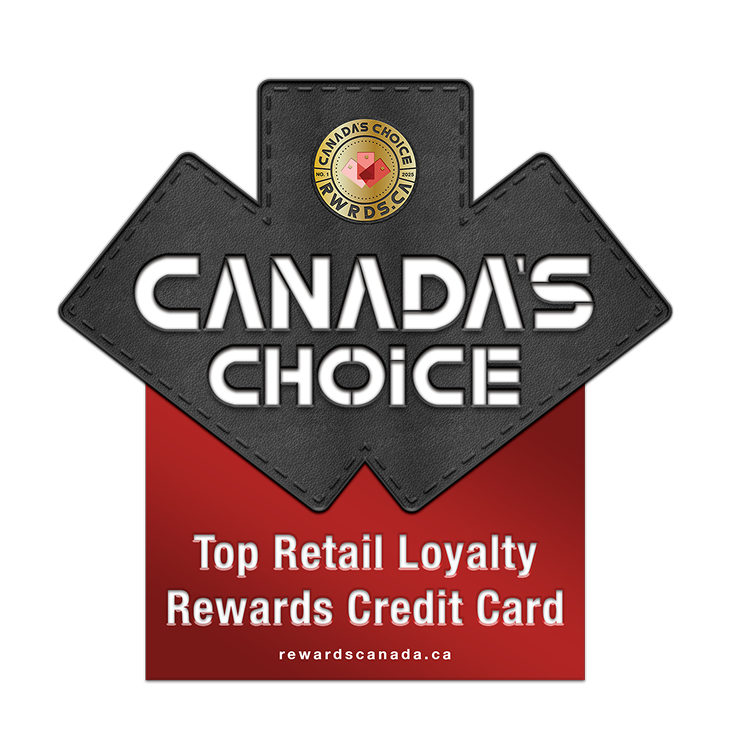Canada’s Choice Top Retail Loyalty Rewards Credit Card 2025 logo.