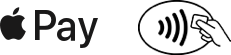 Logo Apple Pay et logo sans contact