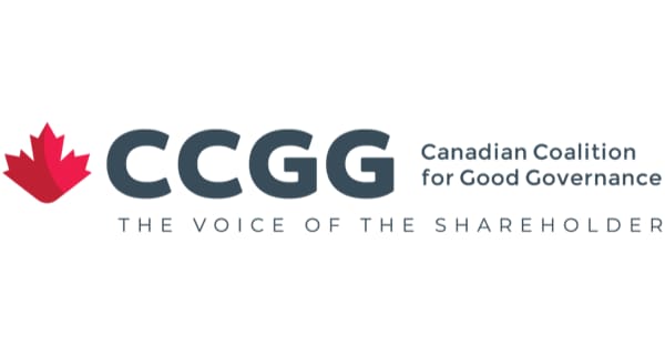 Canadian Coalition for Good Governance logo.