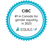  Logo Equileap Numéro un au Canada pour l’équité des genres en 2023.