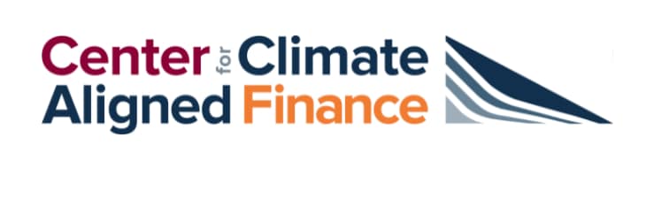 Center for Climate Aligned Finance logo.