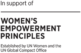 In Support of Women’s Empowerment Principles.