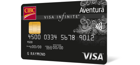 La carte Aventura CIBC Visa Infinite.