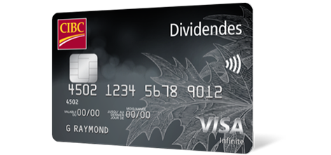 La carte Dividendes Visa Infinite