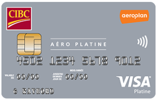 Carte Aéro Platine CIBC Visa