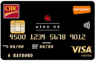 Carte Aéro Or CIBC Visa Infinite
