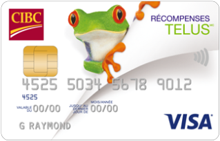 Carte Visa Récompenses TELUS CIBC pour étudiants