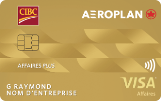 Carte Aéro Or CIBC Visa pour PME Plus