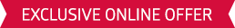 Exclusive online offer
