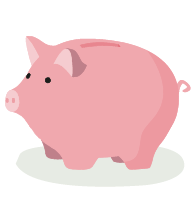 A piggy bank.