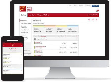 cibc banking credit card dollar cards visa