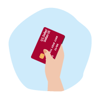 Person holds CIBC US Dollar Visa Card